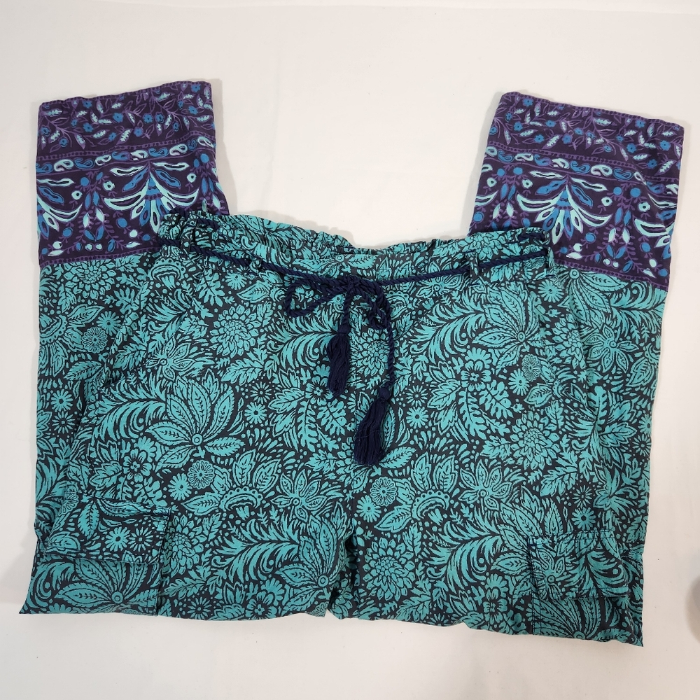 Sundance Cotton Pants Size M Travel Flowy Breathable